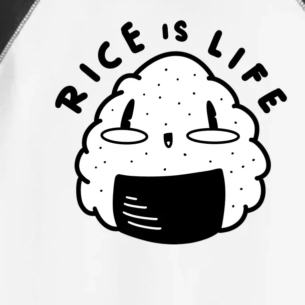 Rice Is Life Cute Sushi Toddler Fine Jersey T-Shirt