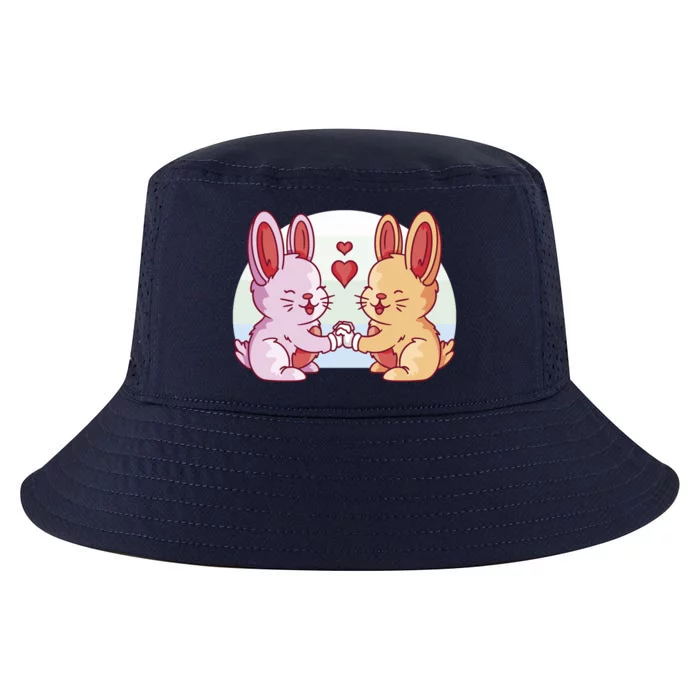 Rabbits In Love Cute Cool Comfort Performance Bucket Hat