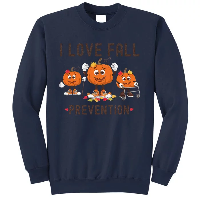 Retro I Love Fall Prevention Fall Occupational Therapy Ot Sweatshirt