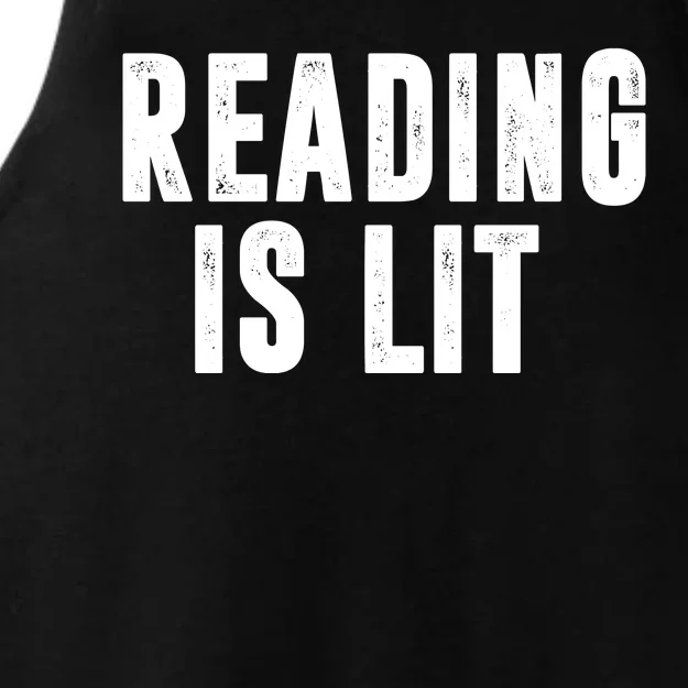 Reading Is Lit Ladies Tri-Blend Wicking Tank