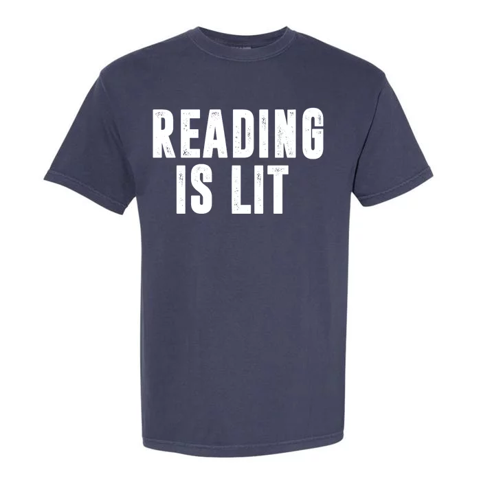 Reading Is Lit Garment-Dyed Heavyweight T-Shirt