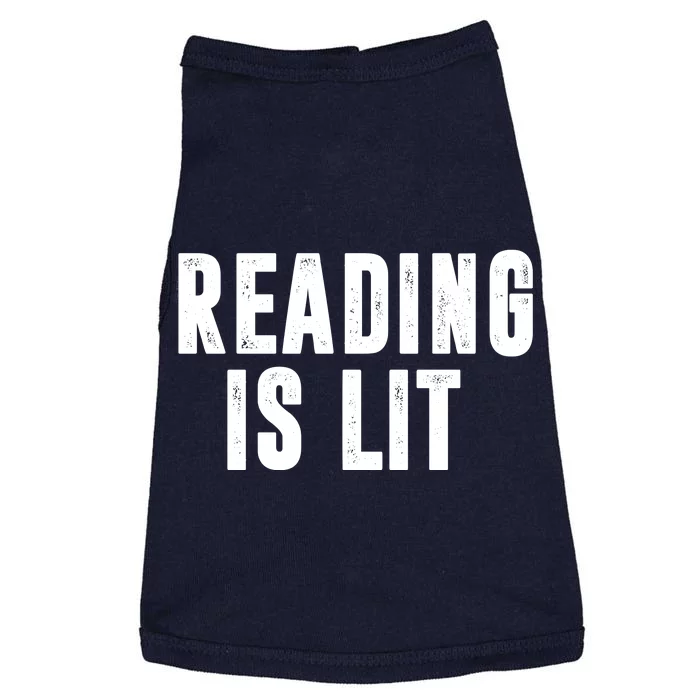 Reading Is Lit Doggie Tank