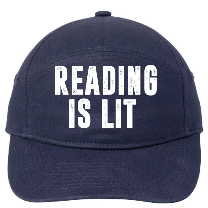 Reading Is Lit 7-Panel Snapback Hat