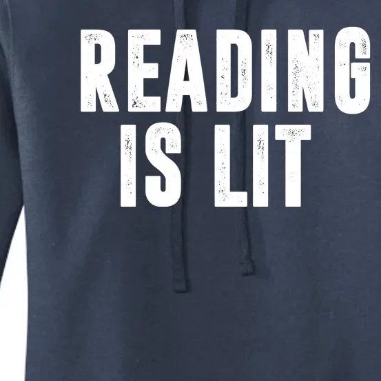 Reading Is Lit Women's Pullover Hoodie