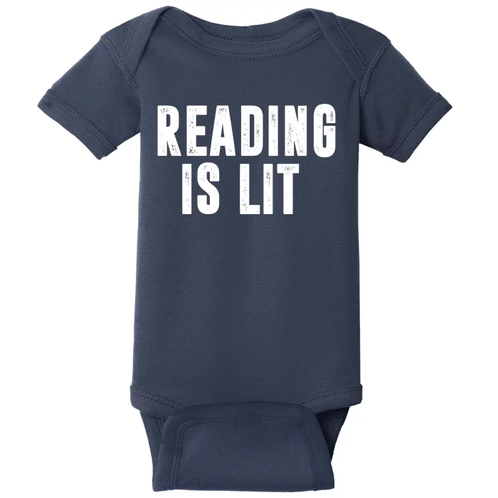 Reading Is Lit Baby Bodysuit