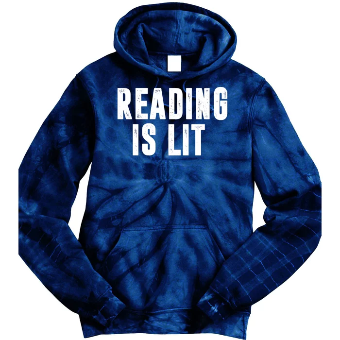 Reading Is Lit Tie Dye Hoodie