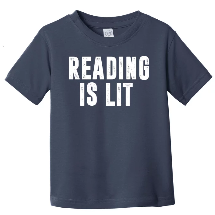 Reading Is Lit Toddler T-Shirt