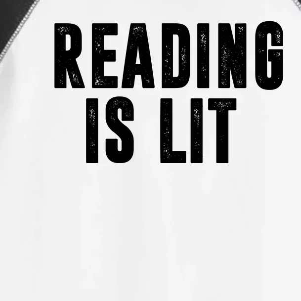 Reading Is Lit Toddler Fine Jersey T-Shirt