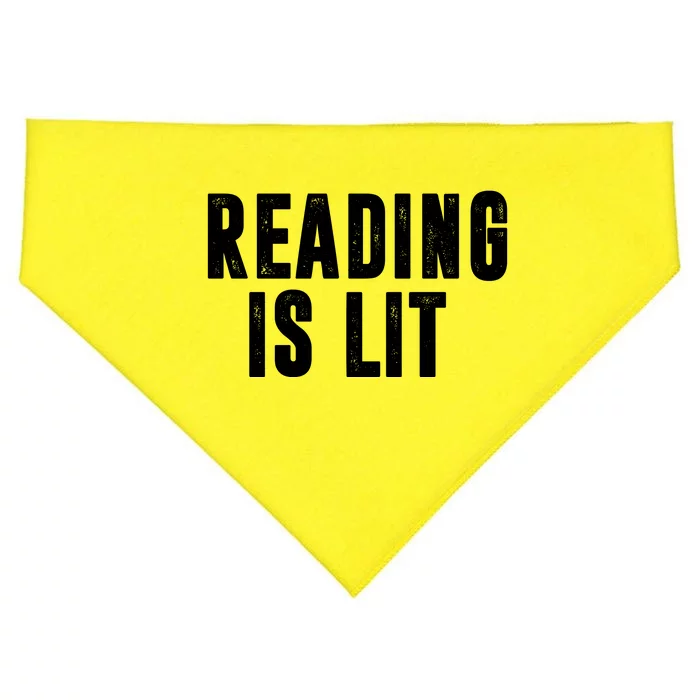 Reading Is Lit USA-Made Doggie Bandana