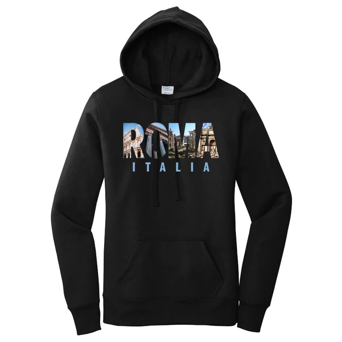 Rome Italy Landmarks Women's Pullover Hoodie