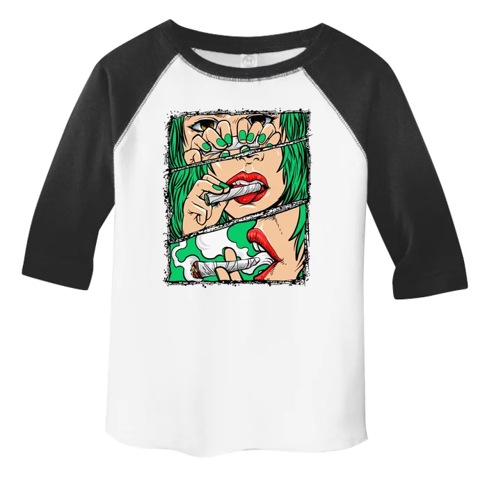 Roll It Lick It Smoke It Marijuana Pot Weed Toddler Fine Jersey T-Shirt