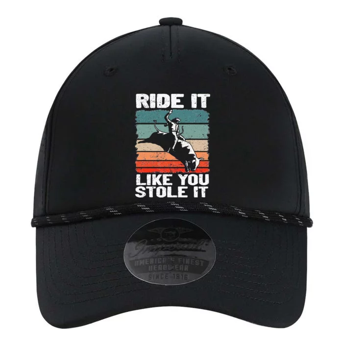 Ride It Like You Stole It Rodeo Bull Riding Cowboy Performance The Dyno Cap