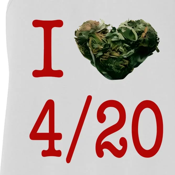 R.I.H.A.N.N.A I Love 420 Day Women's Racerback Tank