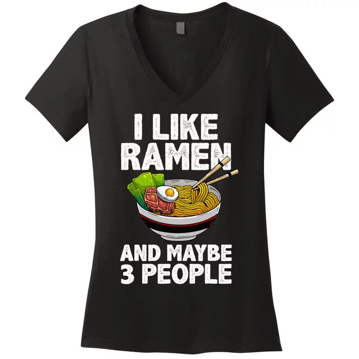 retro i like ra anh maybe 3 people Women's V-Neck T-Shirt