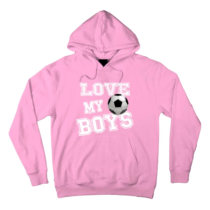 Retro I Love My Soccer Funny Gift For Momscool Giftfutbol Soccer Mom Cool Gift Hoodie