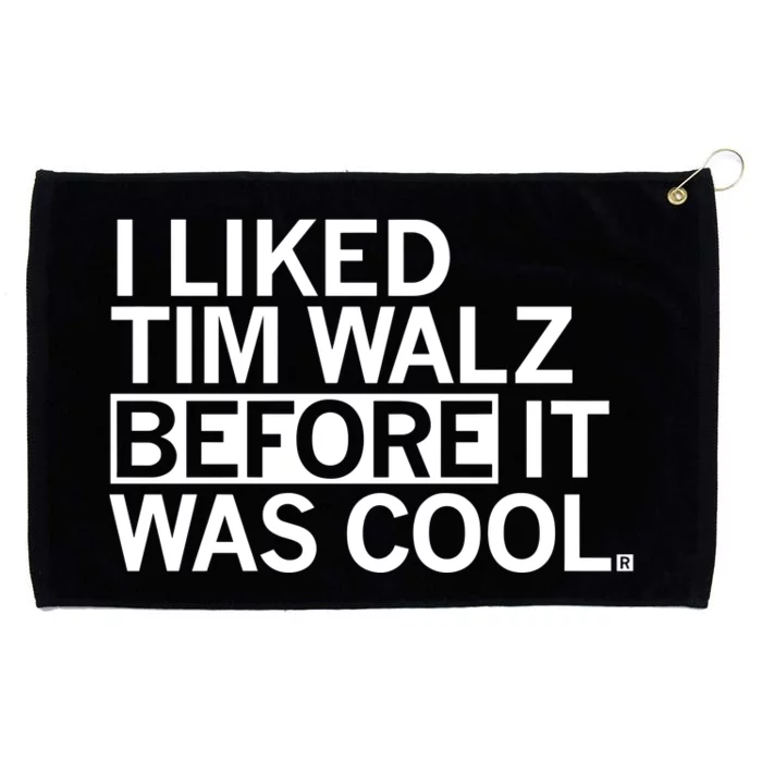 Raygunsite I Liked Tim Walz Before It Was Cool Grommeted Golf Towel