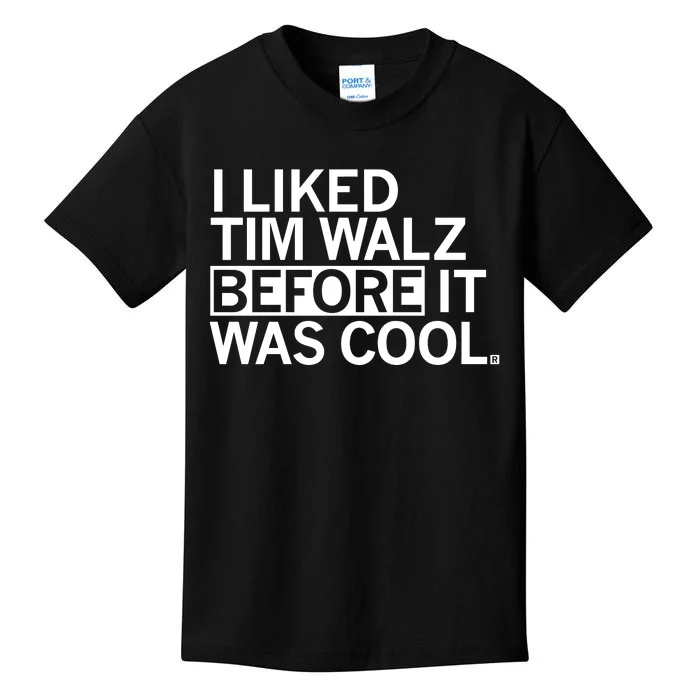 Raygunsite I Liked Tim Walz Before It Was Cool Kids T-Shirt