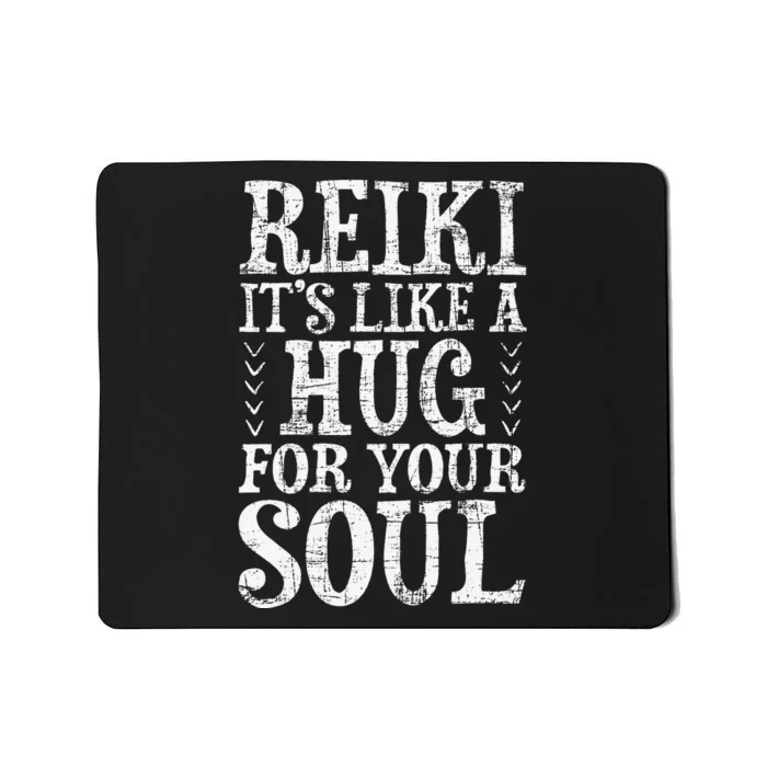 Reiki It's Like A Hug For Your Soul Holistic Healer Chakra Mousepad