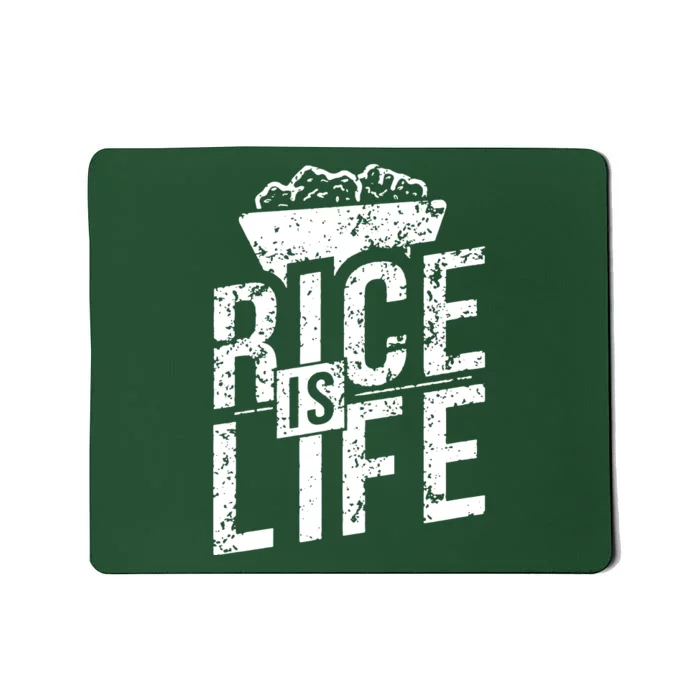 Rice Is Life Mousepad