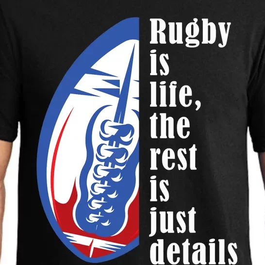 Rugby Is Life Rugby Squad Funny Rugby Sports Pajama Set