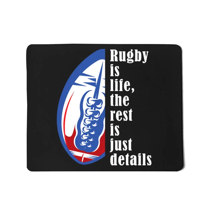 Rugby Is Life Rugby Squad Funny Rugby Sports Mousepad