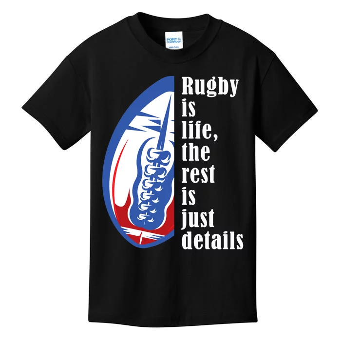 Rugby Is Life Rugby Squad Funny Rugby Sports Kids T-Shirt