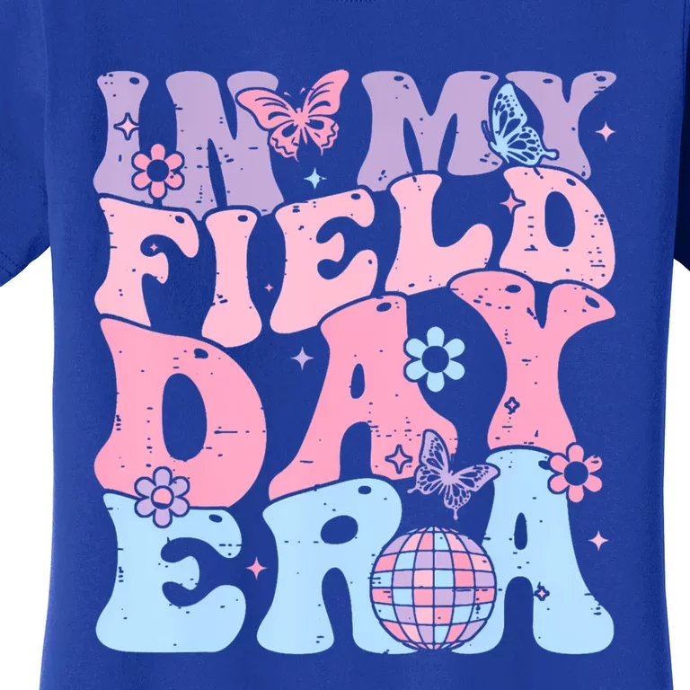 Retro In My Field Day Era Funny Teacher Field Day 2024 Gift Women's T-Shirt