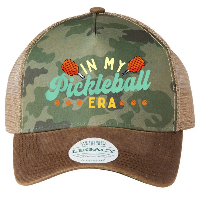 Retro In My Pickleball Era Pickleball Player Best Gift Pickleballer Legacy Tie Dye Trucker Hat