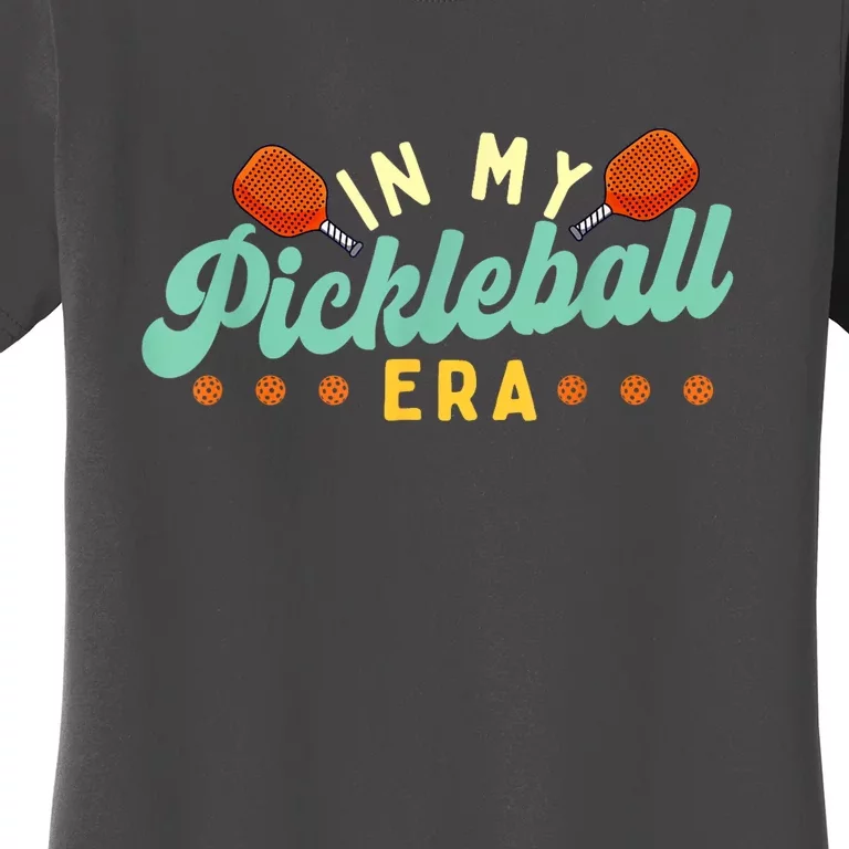 Retro In My Pickleball Era Pickleball Player Best Gift Pickleballer Women's T-Shirt