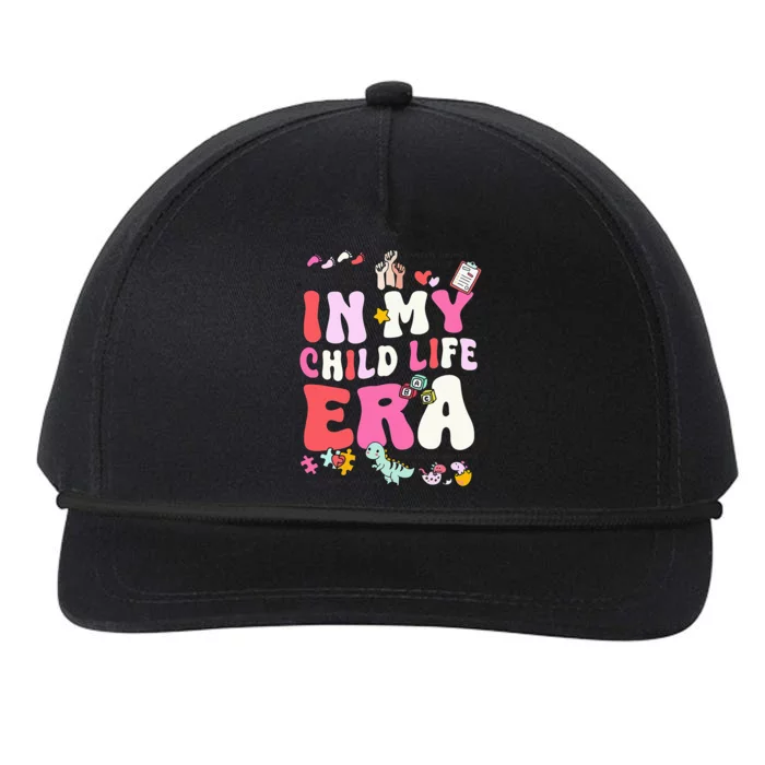 Retro In My Child Life Era Certified Child Life Specialist Snapback Five-Panel Rope Hat