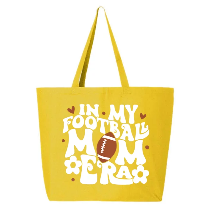 Retro In My Football Mom Era Football Mama 25L Jumbo Tote