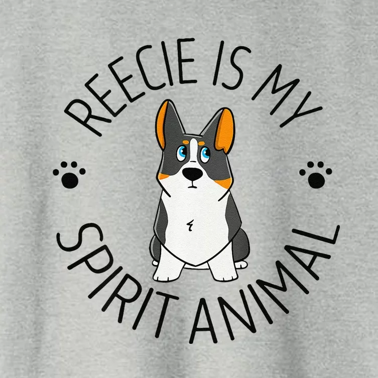 Reecie Is My Spirit Animal Women's Crop Top Tee