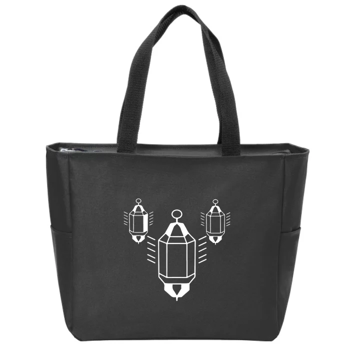 Ramadan Islam Muslim Gift For Ramadan Mubarak Zip Tote Bag