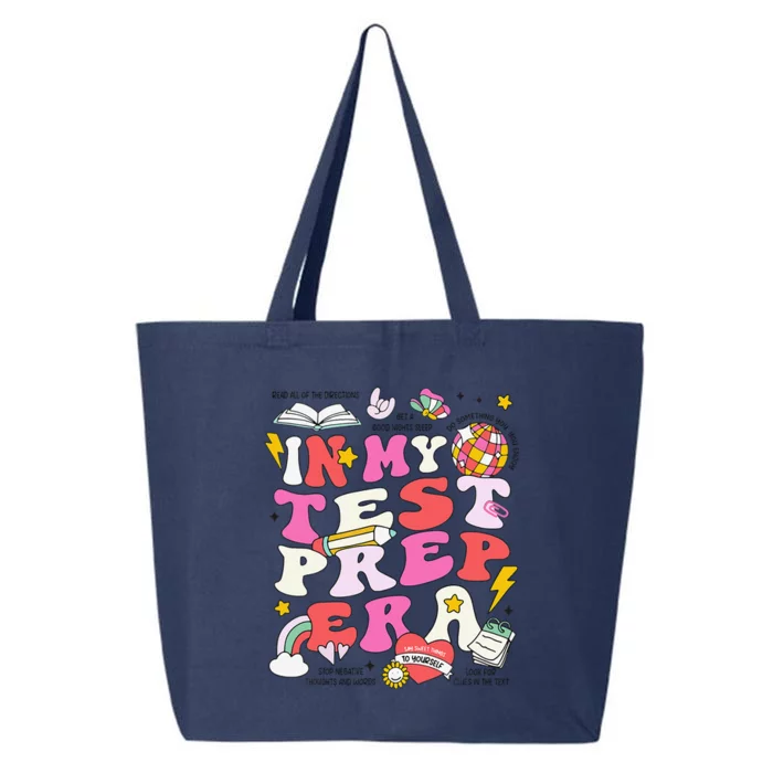 Retro In My Test Prep Era State Testing Teacher Test Day 25L Jumbo Tote