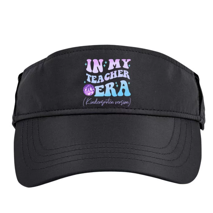 Retro In My Teacher Era Kindergarten Version Back To School Adult Drive Performance Visor