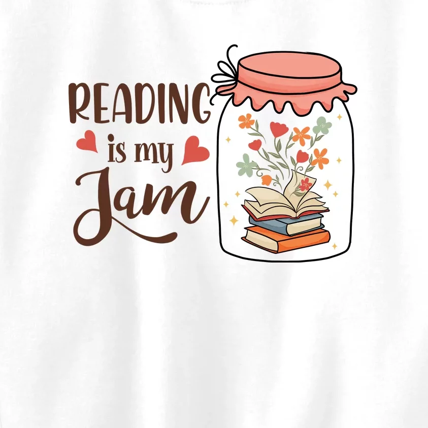 Readeing Is My Jam Gift For Reading Books Kids Sweatshirt