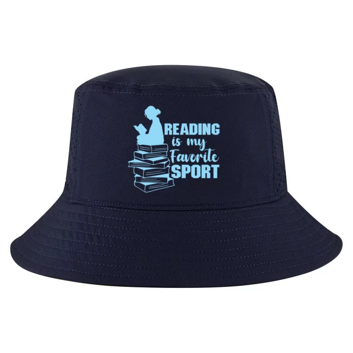 Reading Is My Favorite Sport Book Lovers Bookish Bookworm Gift Cool Comfort Performance Bucket Hat