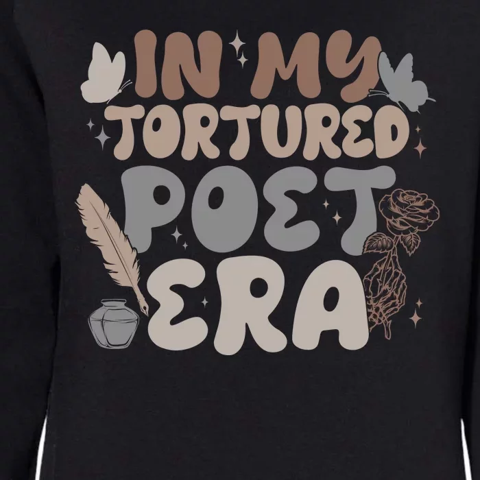 Retro In My Tortured Poet Era Womens California Wash Sweatshirt