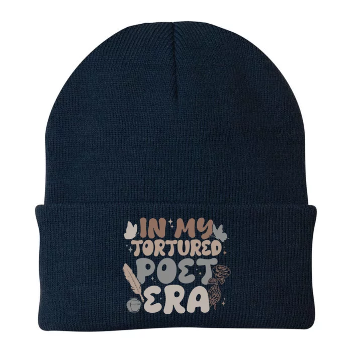 Retro In My Tortured Poet Era Knit Cap Winter Beanie