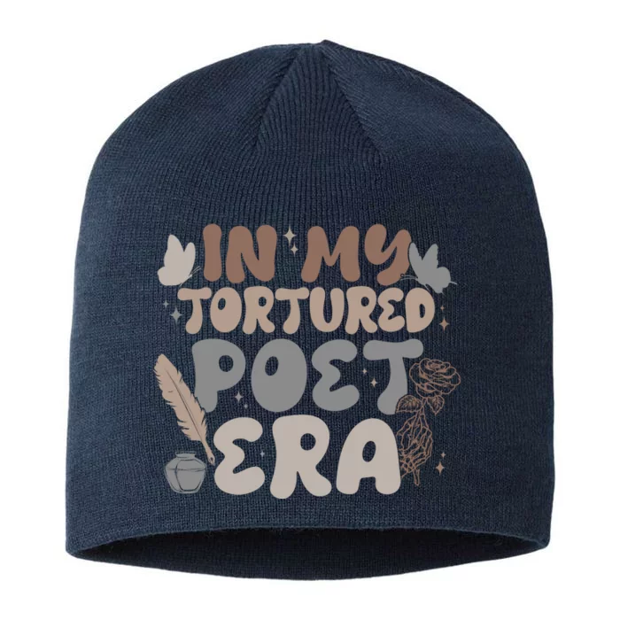 Retro In My Tortured Poet Era 8 1/2in Sustainable Knit Beanie