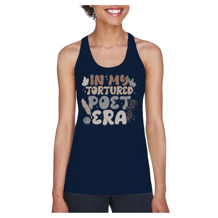 Retro In My Tortured Poet Era Women's Racerback Tank