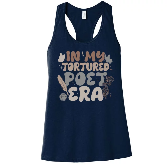 Retro In My Tortured Poet Era Women's Racerback Tank