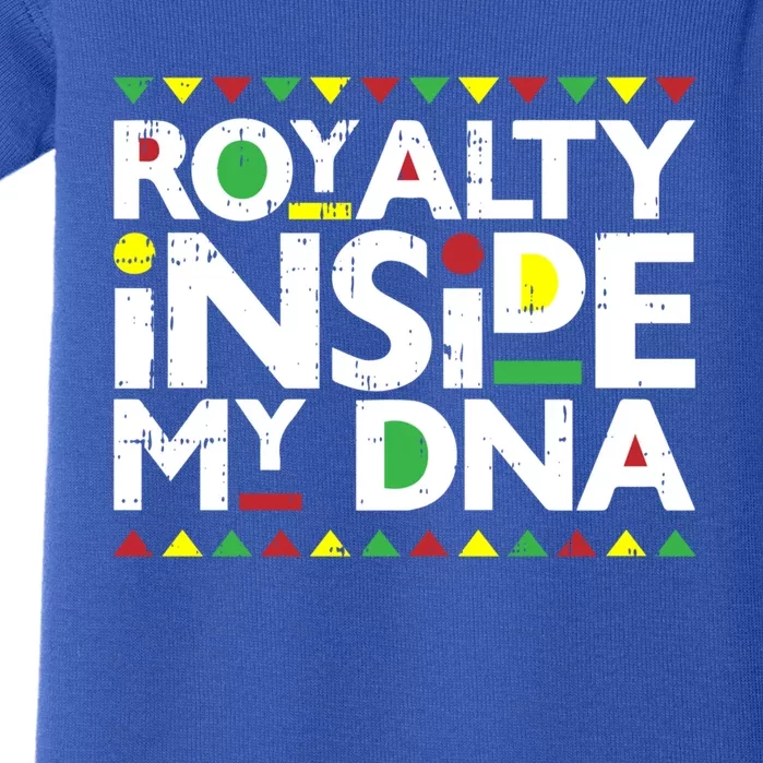 Royalty Inside My Dna Melanin Pride Black Lives Matter Funny Gift Meaningful Gif Baby Bodysuit