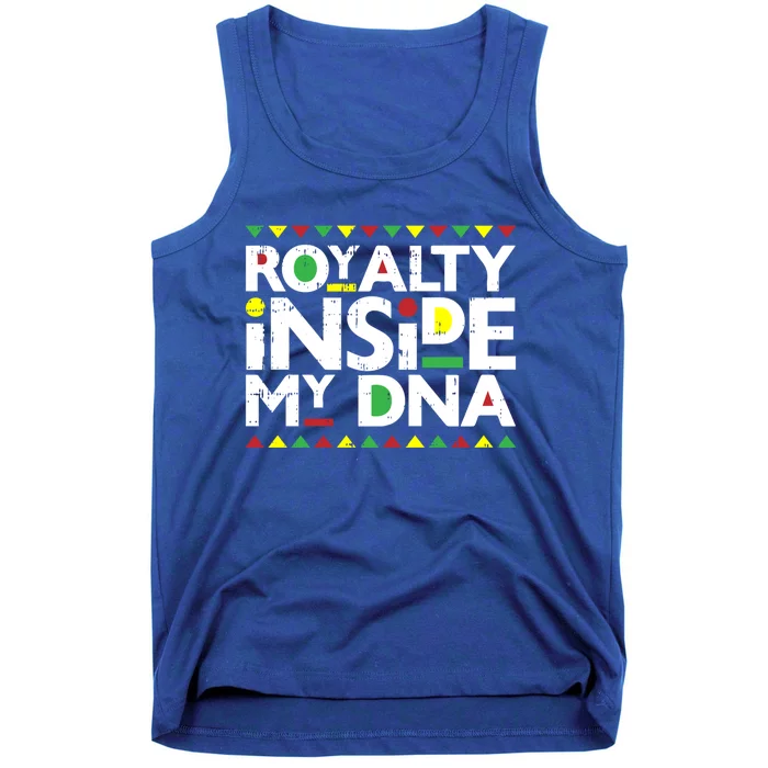 Royalty Inside My Dna Melanin Pride Black Lives Matter Funny Gift Meaningful Gif Tank Top