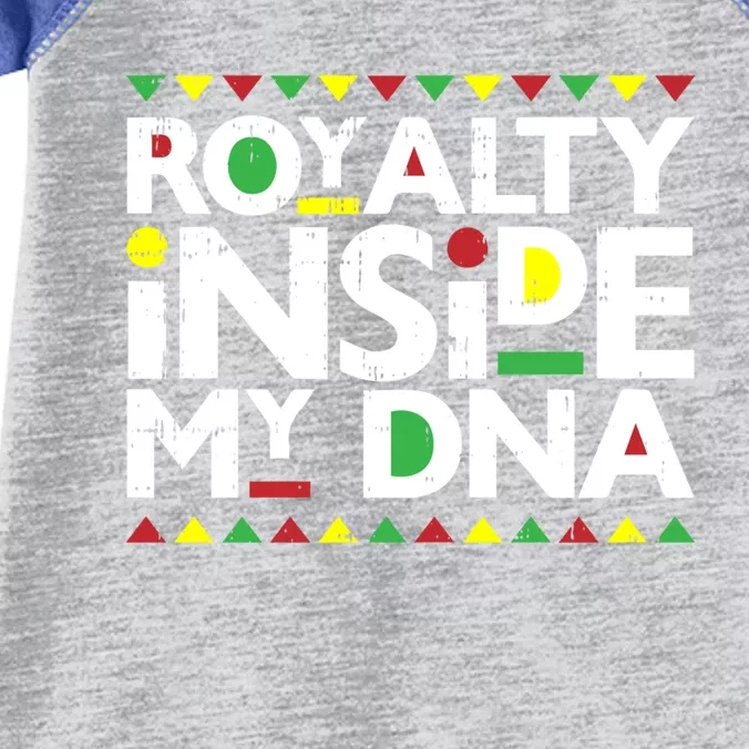 Royalty Inside My Dna Melanin Pride Black Lives Matter Funny Gift Meaningful Gif Infant Baby Jersey Bodysuit