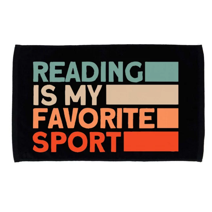 Reading Is My Favorite Sport Bookworm Microfiber Hand Towel