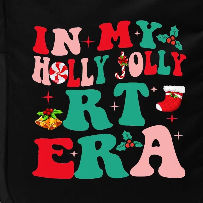 Retro In My HollyJolly RT Respiratory Therapy Era Christmas Impact Tech Backpack