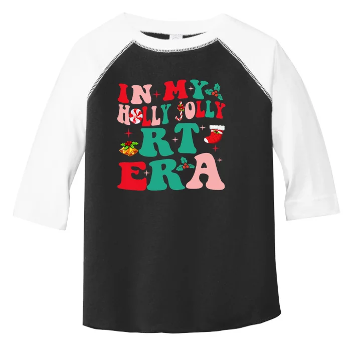 Retro In My HollyJolly RT Respiratory Therapy Era Christmas Toddler Fine Jersey T-Shirt