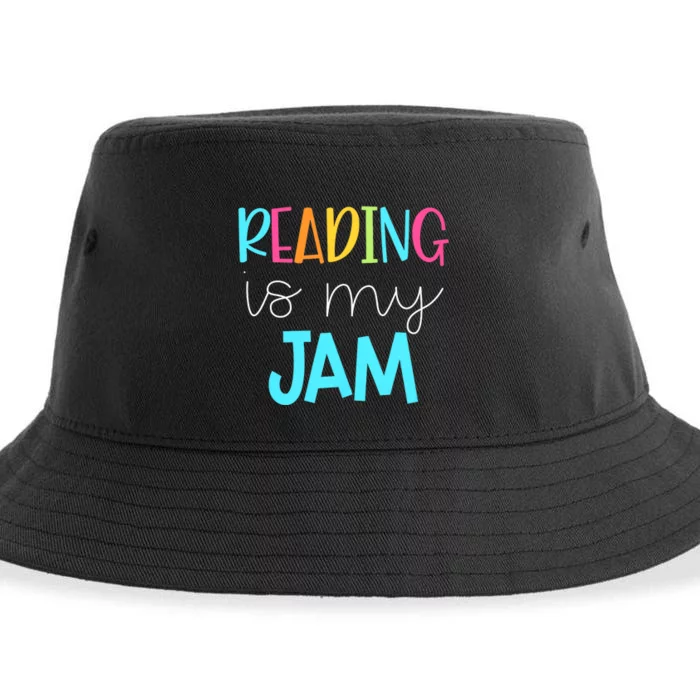 Reading Is My Jam Read Teacher Ela Teacher Sustainable Bucket Hat