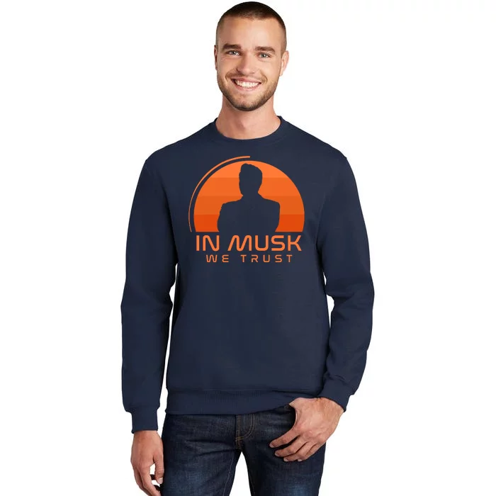 Retro In Musk We Trust Tall Sweatshirt